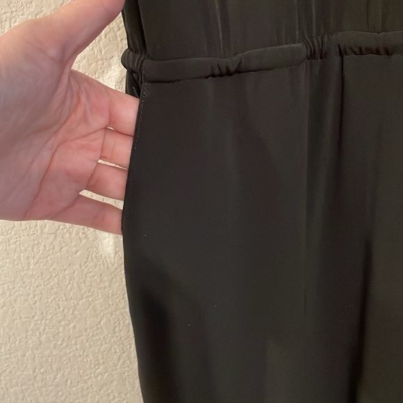 Tahari Women Jumpsuit XL Black Zip Front Sleeveless Contemporary Cocktail Preppy - Picture 6 of 17